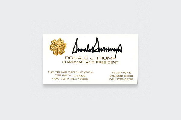 10 Legendary Business Cards of Famous People - MakeBadge