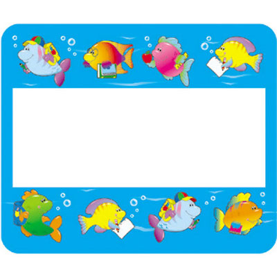 Designtattoo  Free   on The Name Tag For Kids Has An Appealing Design With The Sea Life Theme