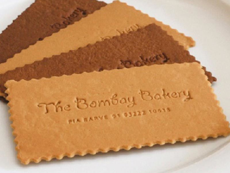 Bombay Bakery business card