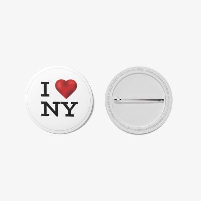 Button Badge – I Love. OBB-01.