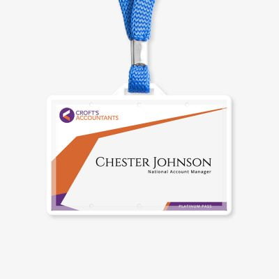 Modern Corporate badge template. ONB-02.