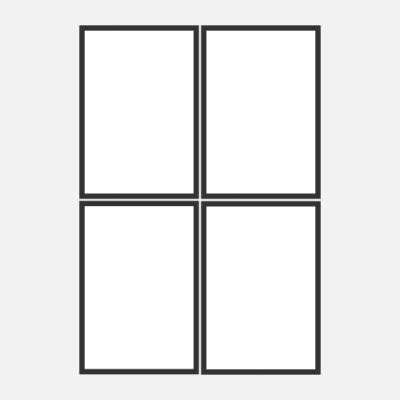 Vertical Badge Insert-3-5/8×5-1/4″(3.625×5.25″)-92.1×133.4mm-BA4T-024