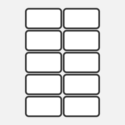 Blank Credit Card template-3.37×2.125″-85.6×53.9mm-BA4T-002