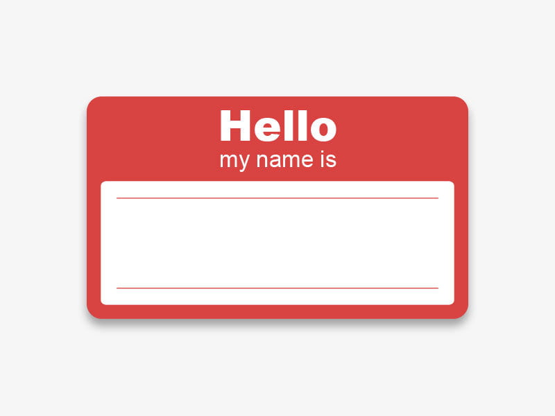 Name Tags Sizes Best Examples Design Tips And Tricks 