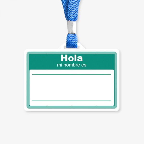 The Spanish My Name Is__ name tag