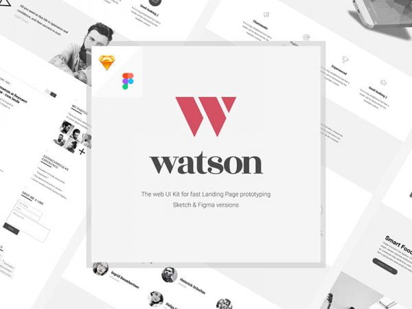 Dr.Watson UI Kit for Sketch & Figma
