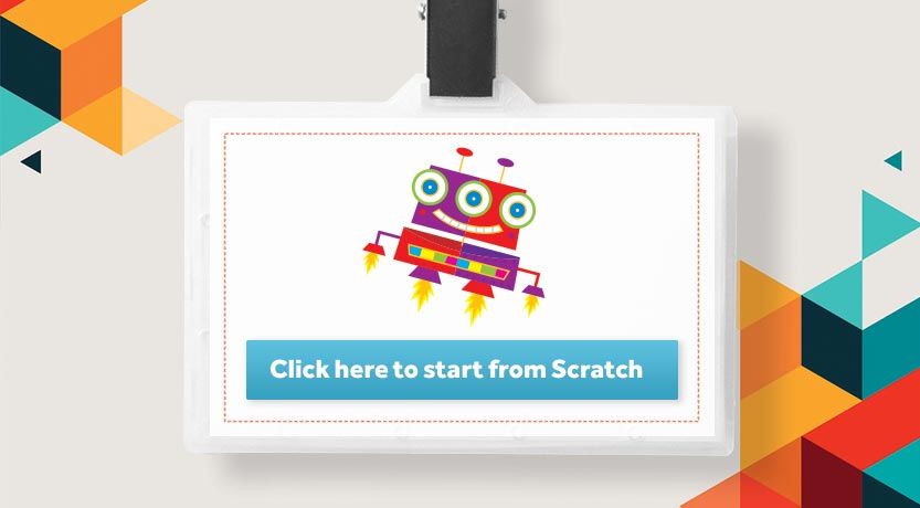 Editable Scratch Log In Cards